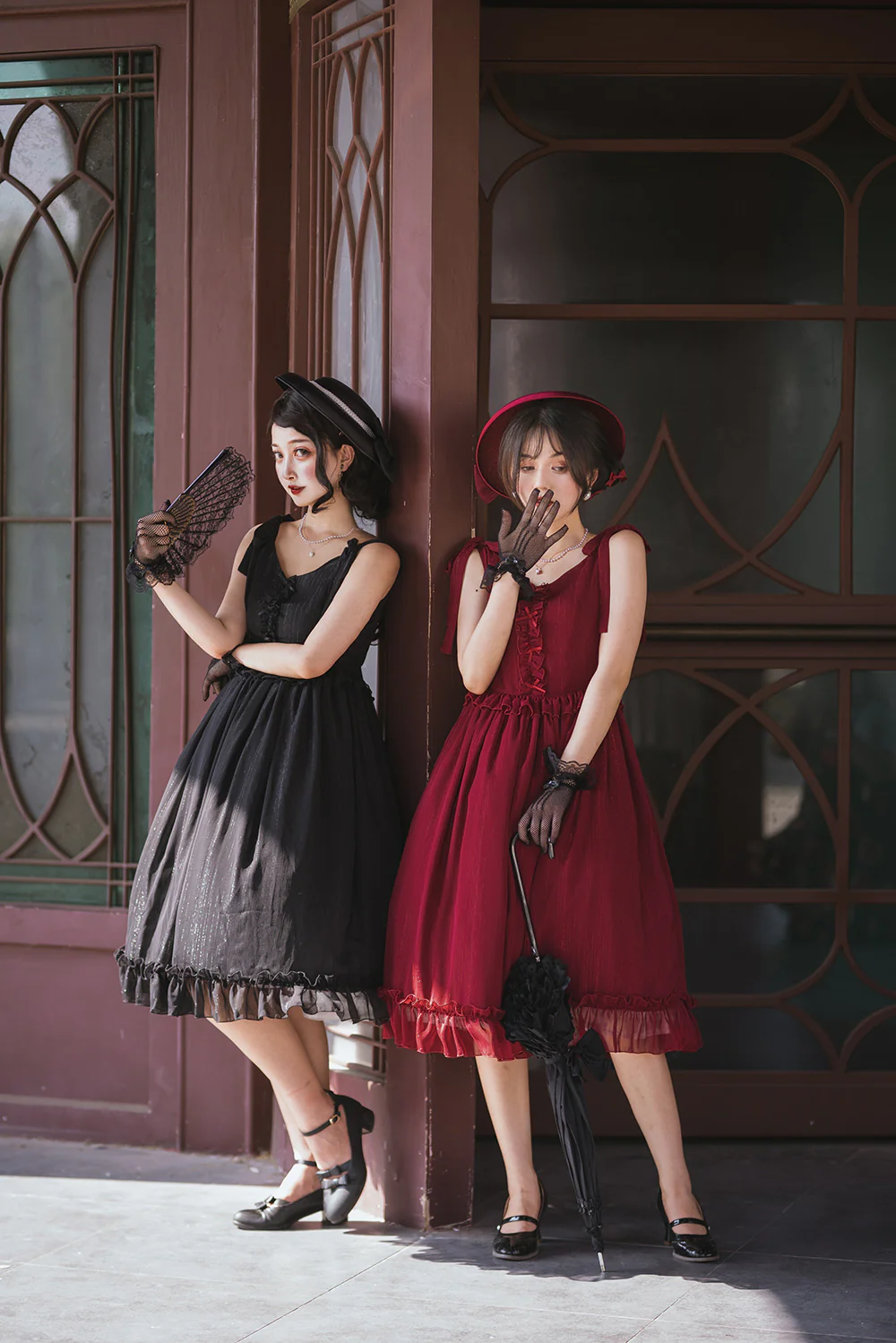 Miss point - Rhine Riverside - French Vintage Chiffon Lolita JSK - Image 4