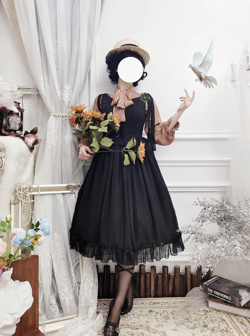Miss point - Rhine Riverside - French Vintage Chiffon Lolita JSK - Image 40