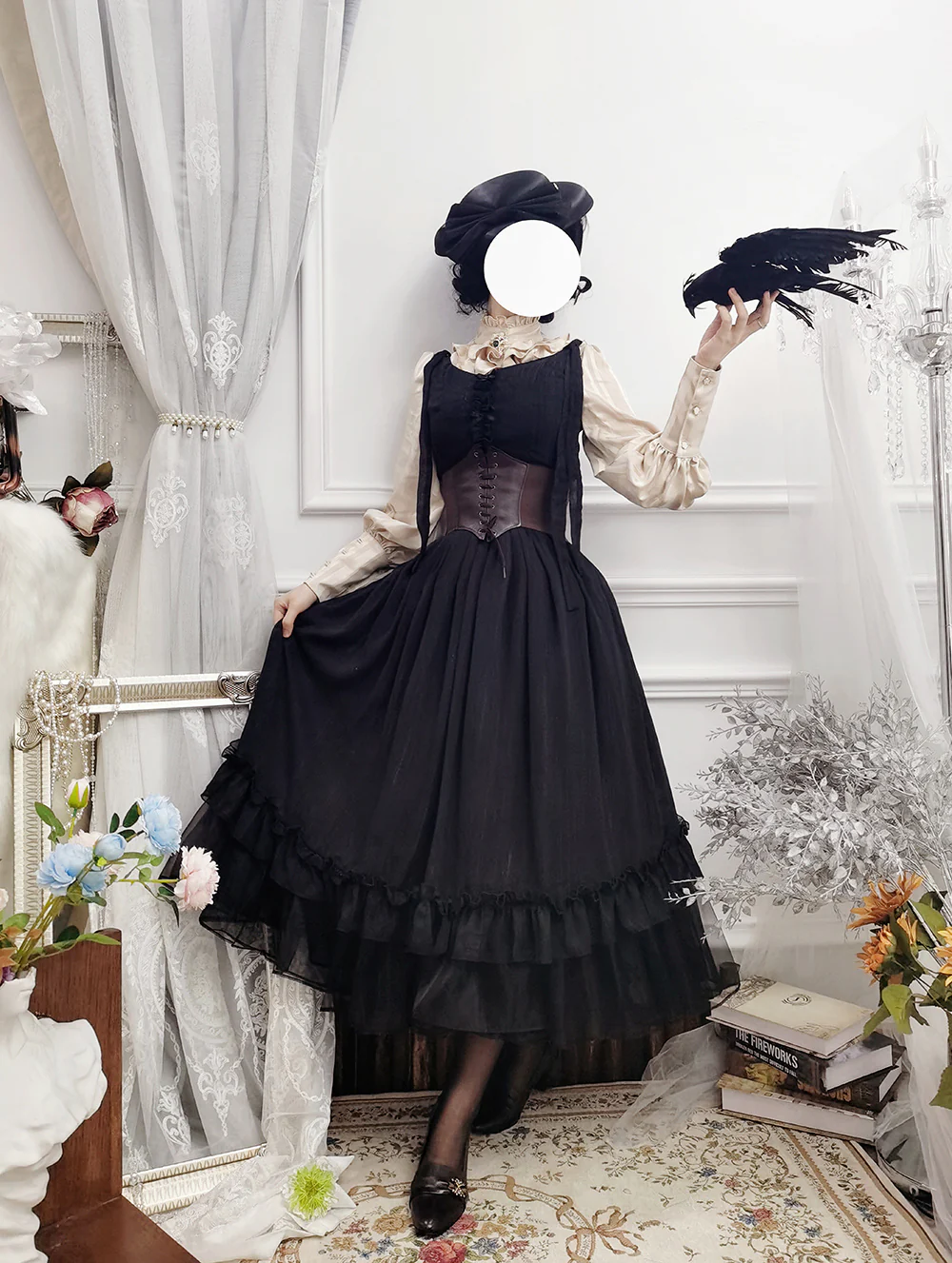 Miss point - Rhine Riverside - French Vintage Chiffon Lolita JSK - Image 41