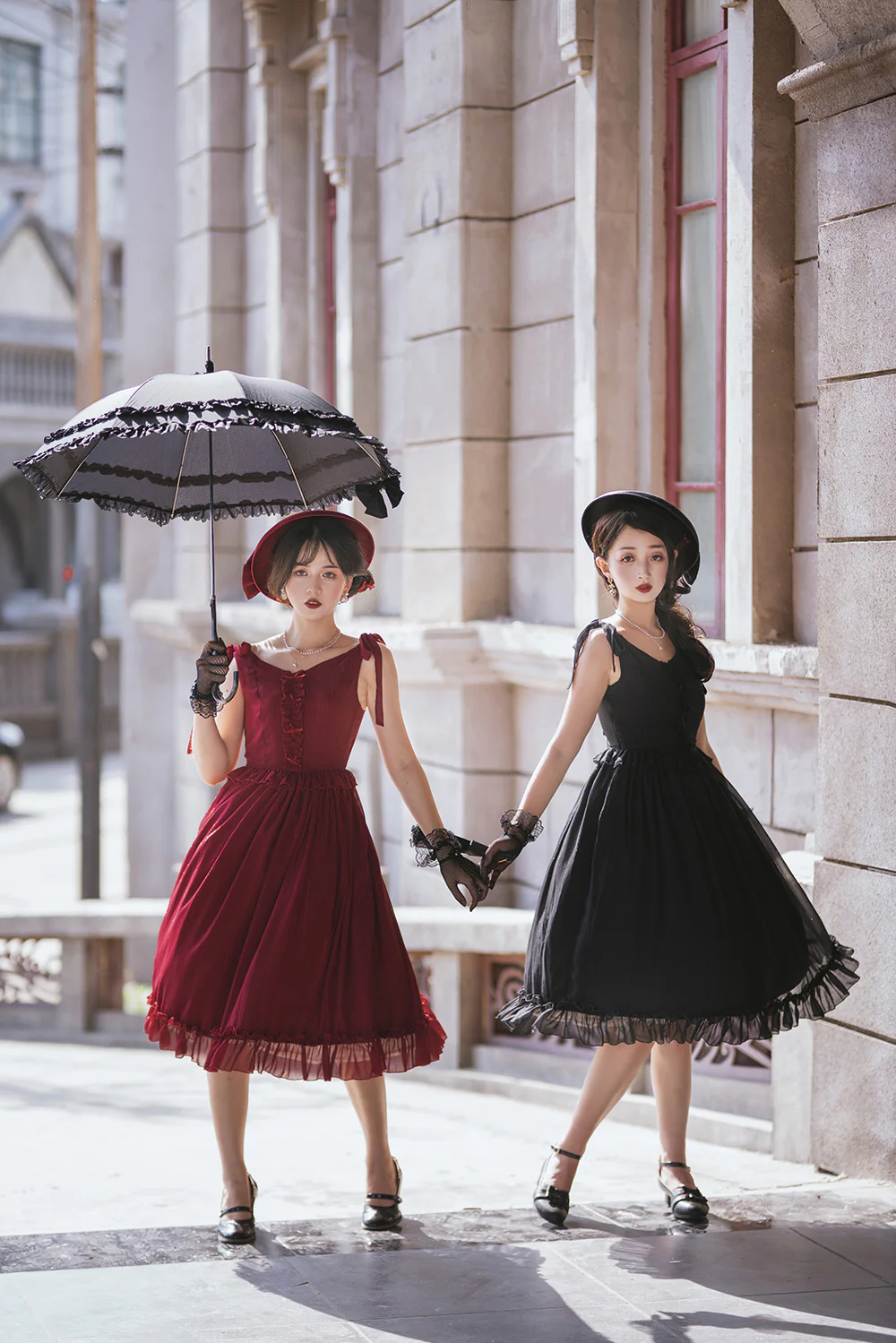 Miss point - Rhine Riverside - French Vintage Chiffon Lolita JSK - Image 5