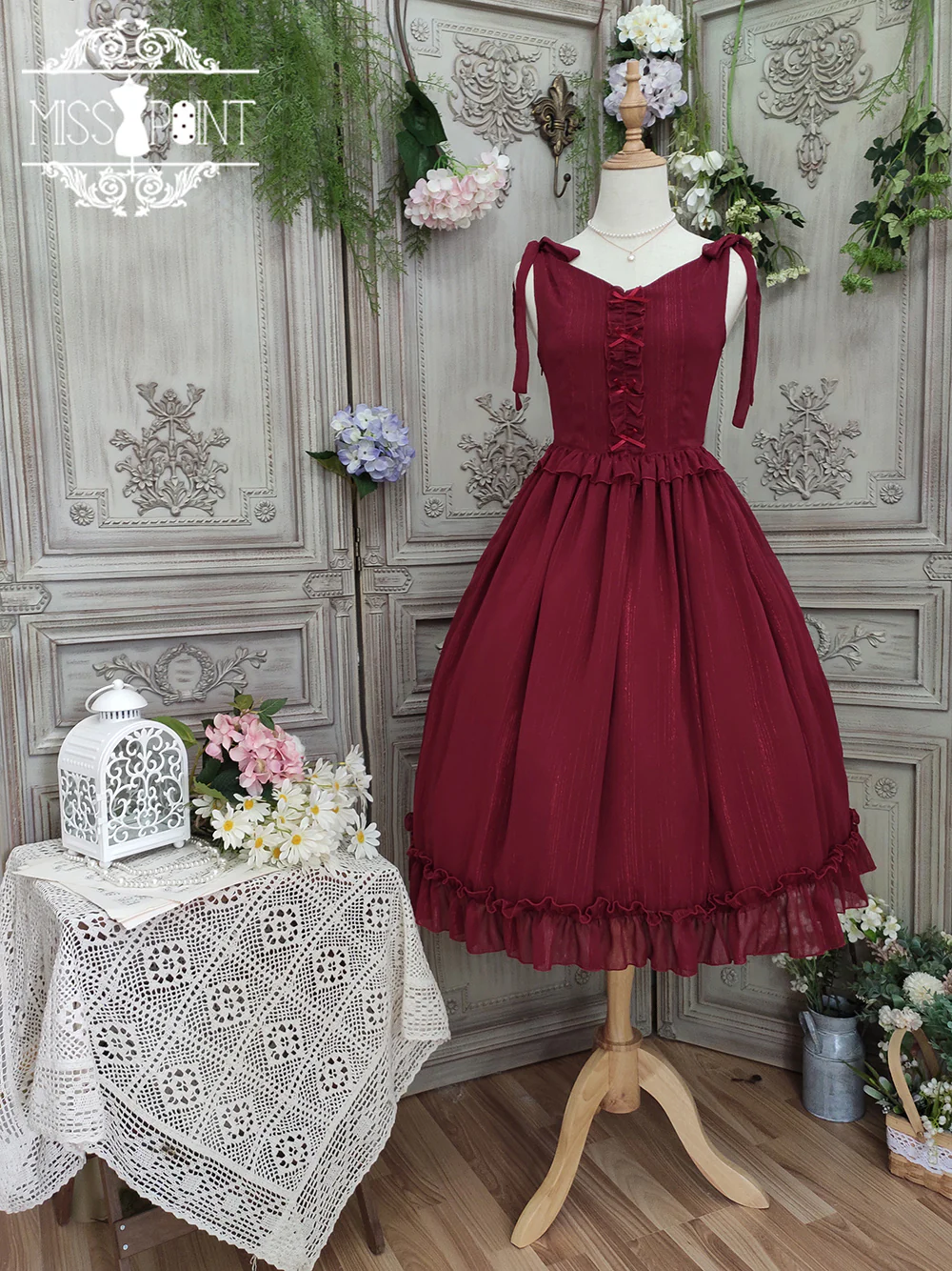 Miss point - Rhine Riverside - French Vintage Chiffon Lolita JSK - Image 50