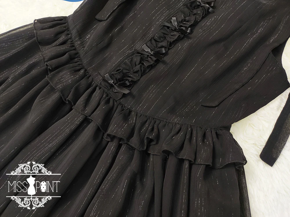 Miss point - Rhine Riverside - French Vintage Chiffon Lolita JSK - Image 51