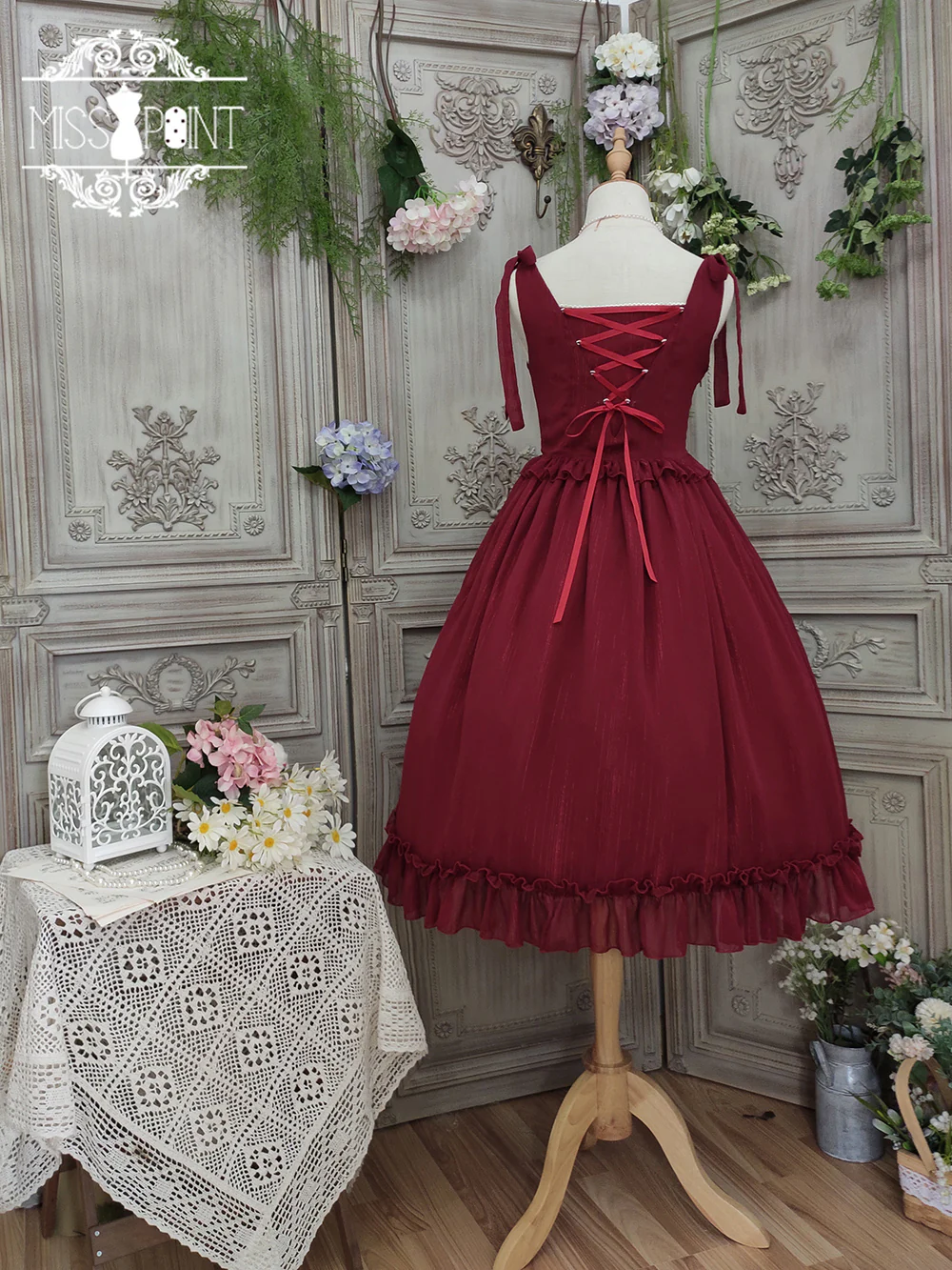 Miss point - Rhine Riverside - French Vintage Chiffon Lolita JSK - Image 59