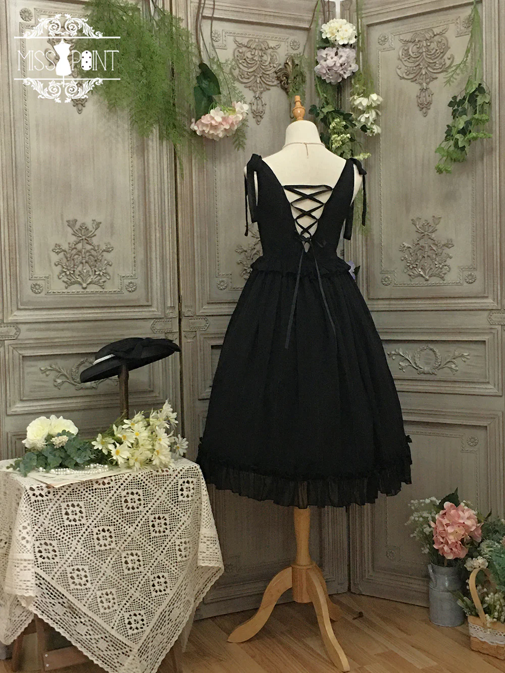 Miss point - Rhine Riverside - French Vintage Chiffon Lolita JSK - Image 65