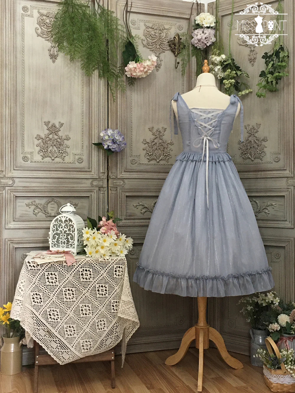 Miss point - Rhine Riverside - French Vintage Chiffon Lolita JSK - Image 68