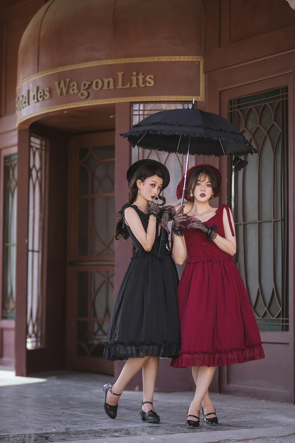 Miss point - Rhine Riverside - French Vintage Chiffon Lolita JSK - Image 7
