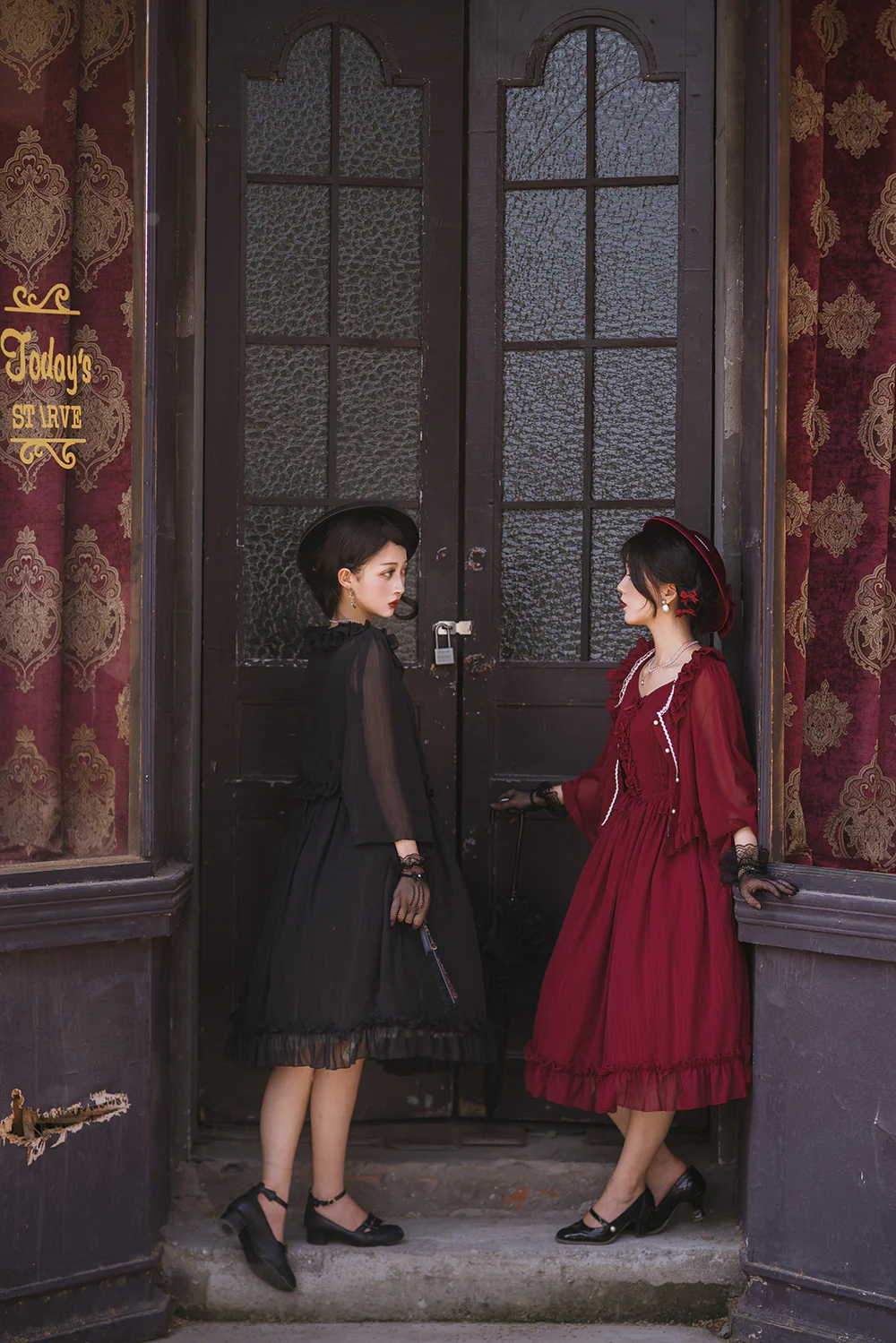 Miss point - Rhine Riverside - French Vintage Chiffon Lolita JSK - Image 8