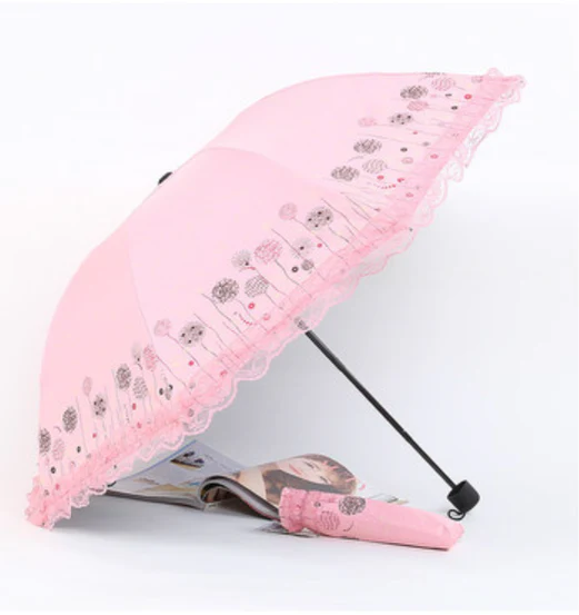 Daily Lolita Lace Princess Sunshade Parasol - Image 13