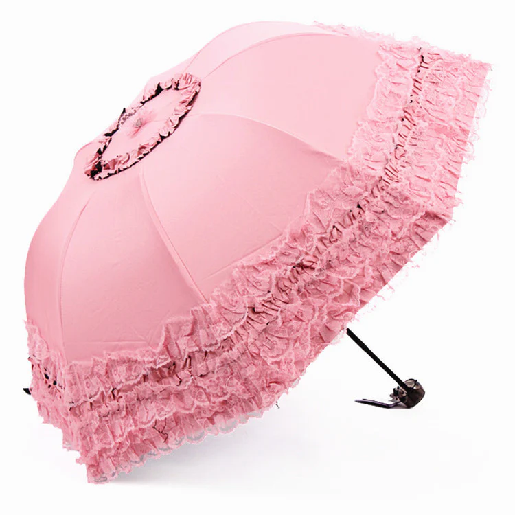 Daily Lolita Lace Princess Sunshade Parasol - Image 2