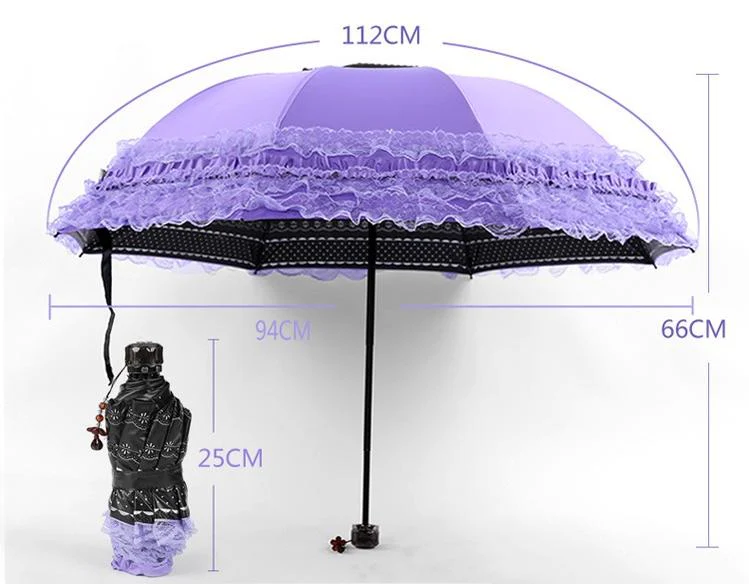 Daily Lolita Lace Princess Sunshade Parasol - Image 22