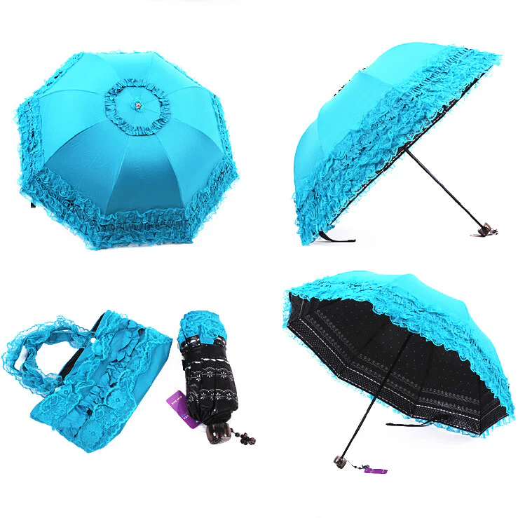 Daily Lolita Lace Princess Sunshade Parasol - Image 24
