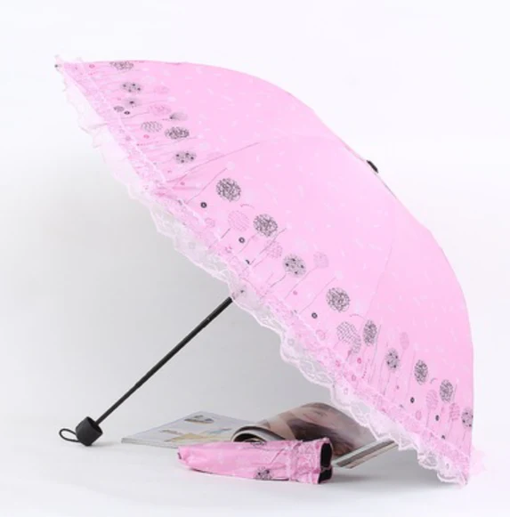 Daily Lolita Lace Princess Sunshade Parasol - Image 3