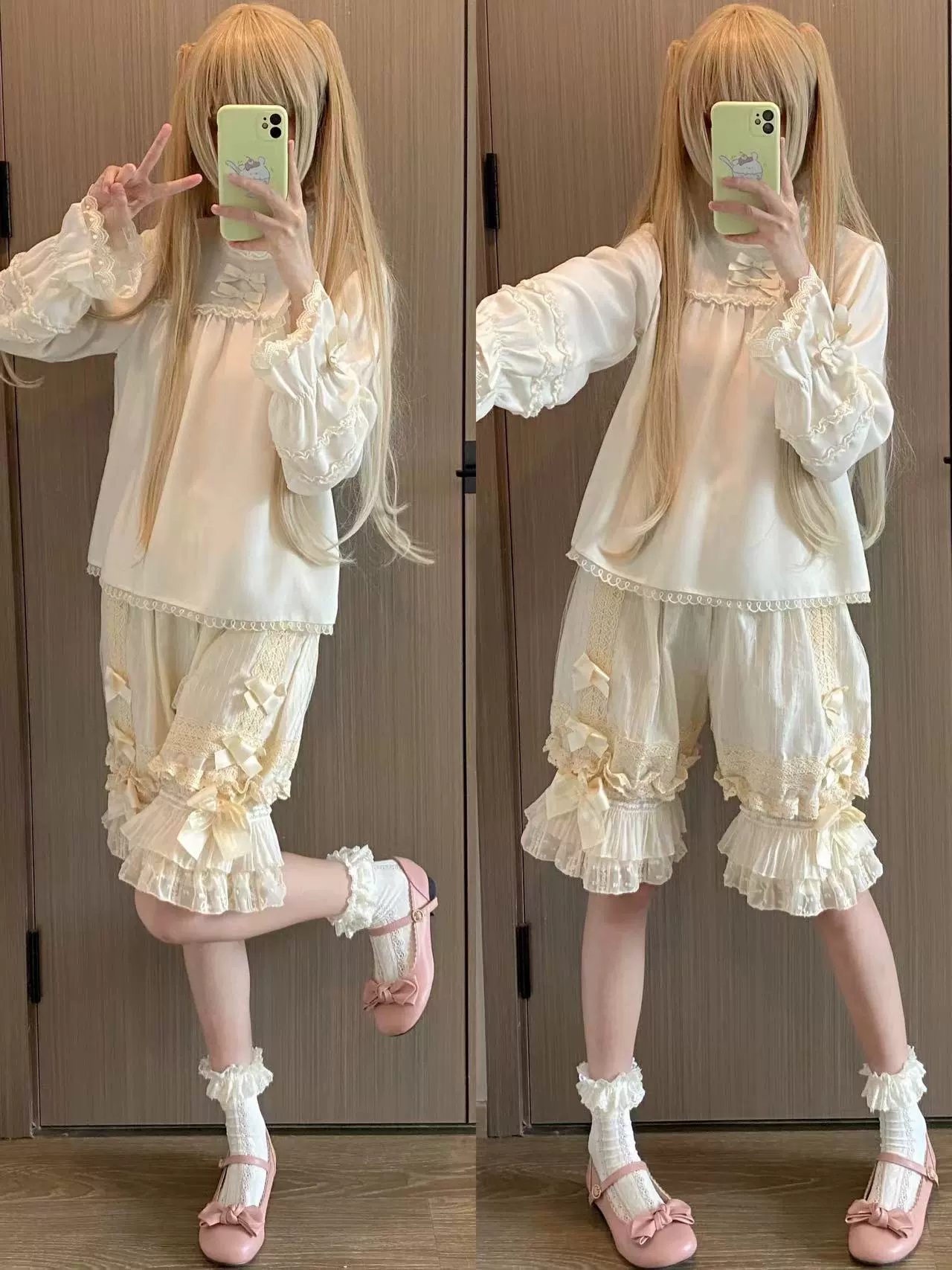 Gorgeous Lolita Bloomers in Coral Fleece & Cotton Styles - Image 32