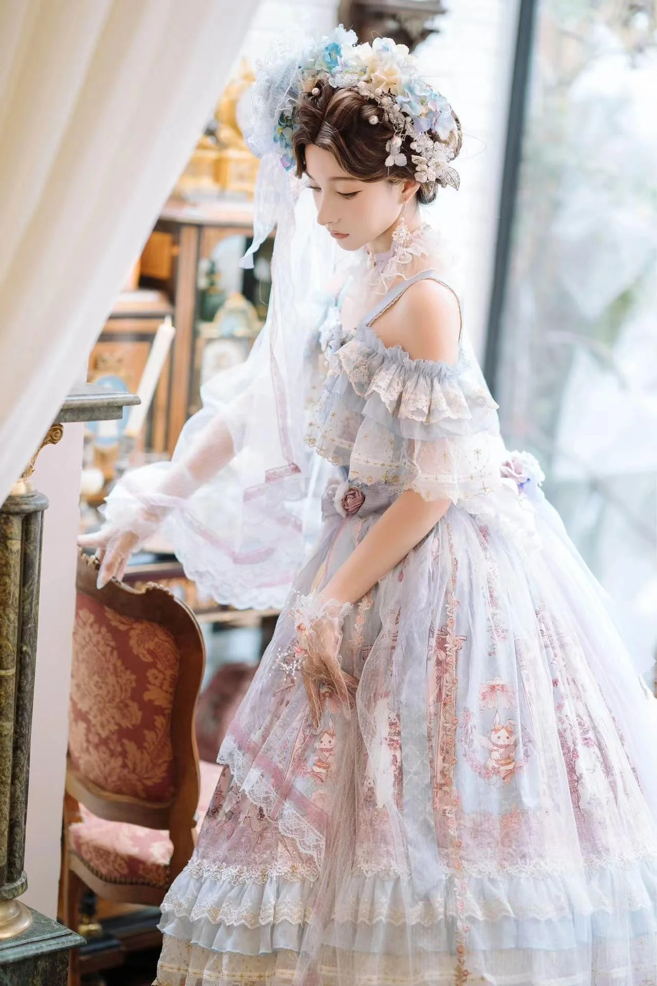 Gorgeous Lolita JSK Dress Wedding Lolita Dress - Image 3