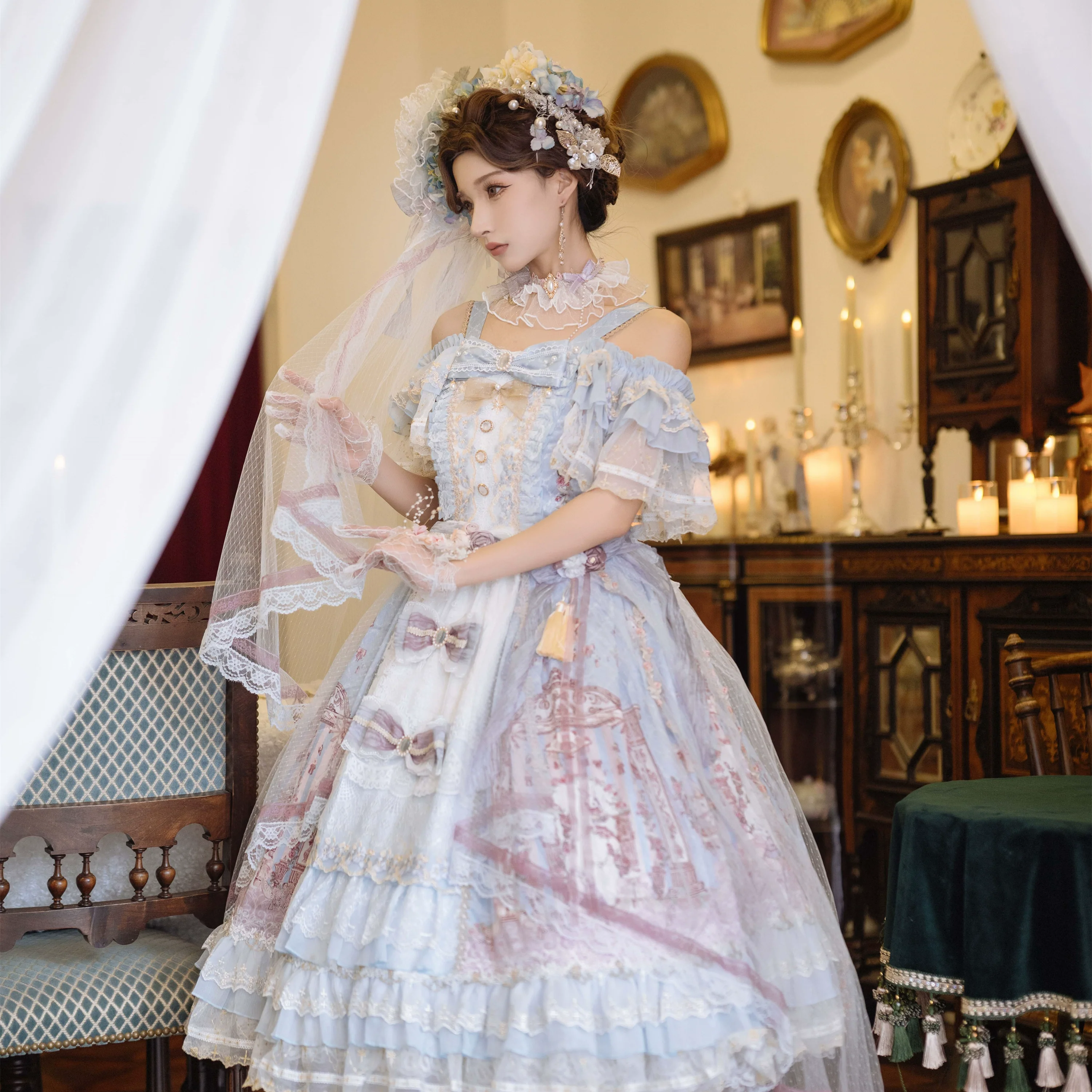 Gorgeous Lolita JSK Dress Wedding Lolita Dress - Image 9