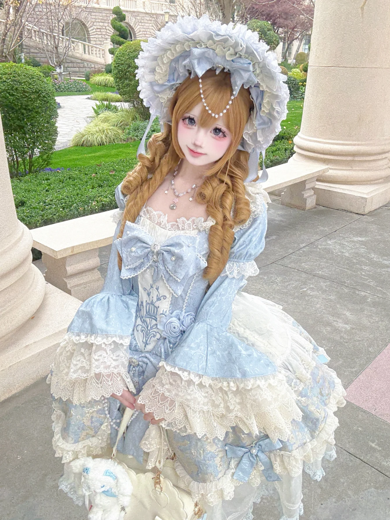 Cloris's Kiss - Gorgeous Sweet Lolita OP Dress, Detachable Hand Sleeves - Image 6