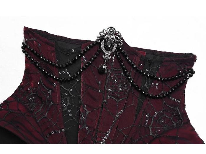 Blood Supply - Duchess - Velvet Gothic Lolita Dress, Corset & Skirt - Image 30