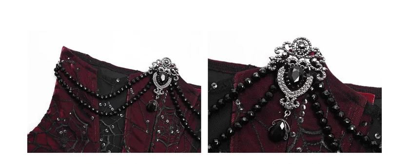Blood Supply - Duchess - Velvet Gothic Lolita Dress, Corset & Skirt - Image 32