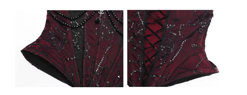 Blood Supply - Duchess - Velvet Gothic Lolita Dress, Corset & Skirt - Image 33