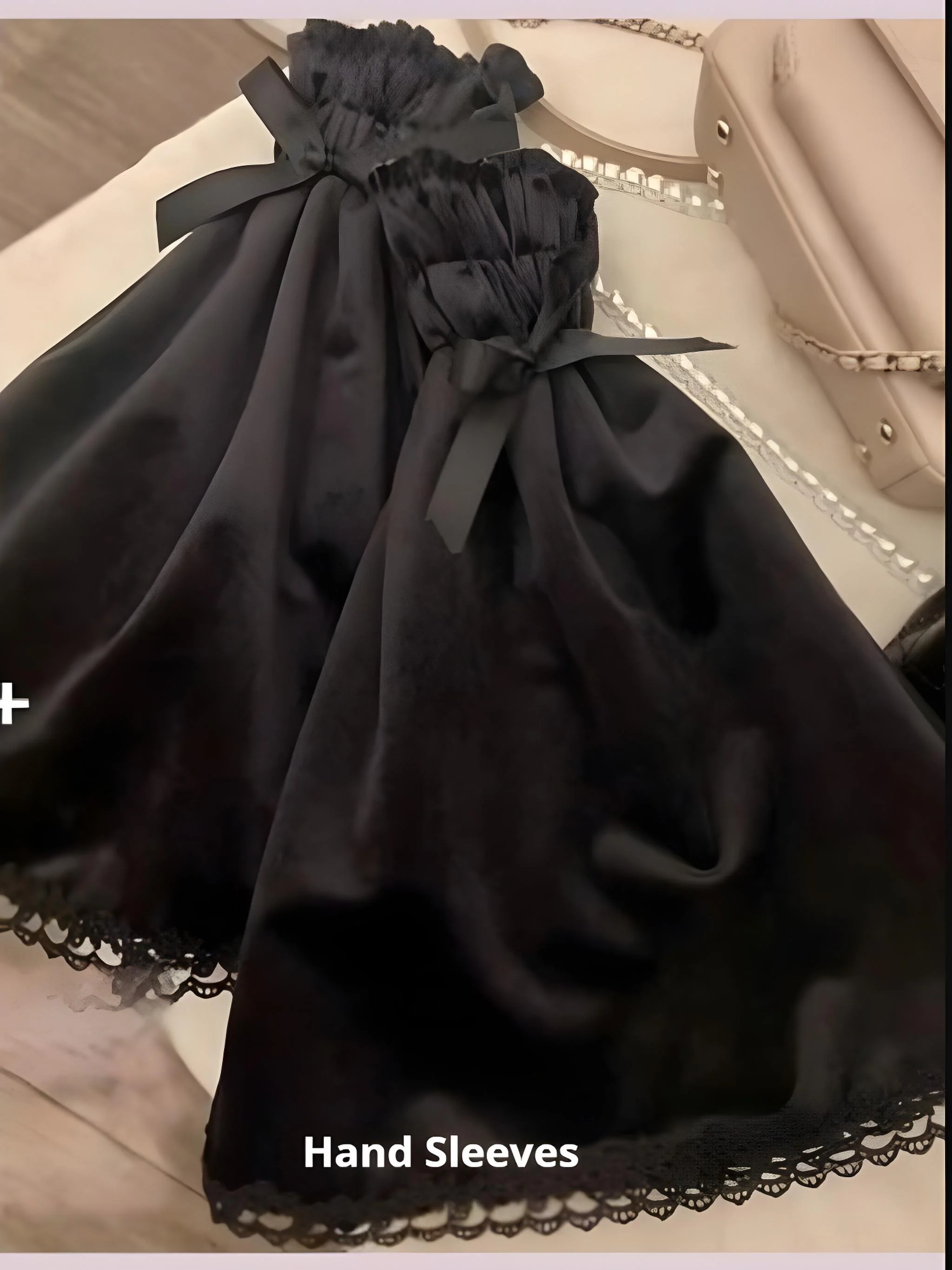 Doujiang - Rose Cage - Gothic Lolita Dress Black Suspender Dress - Image 18