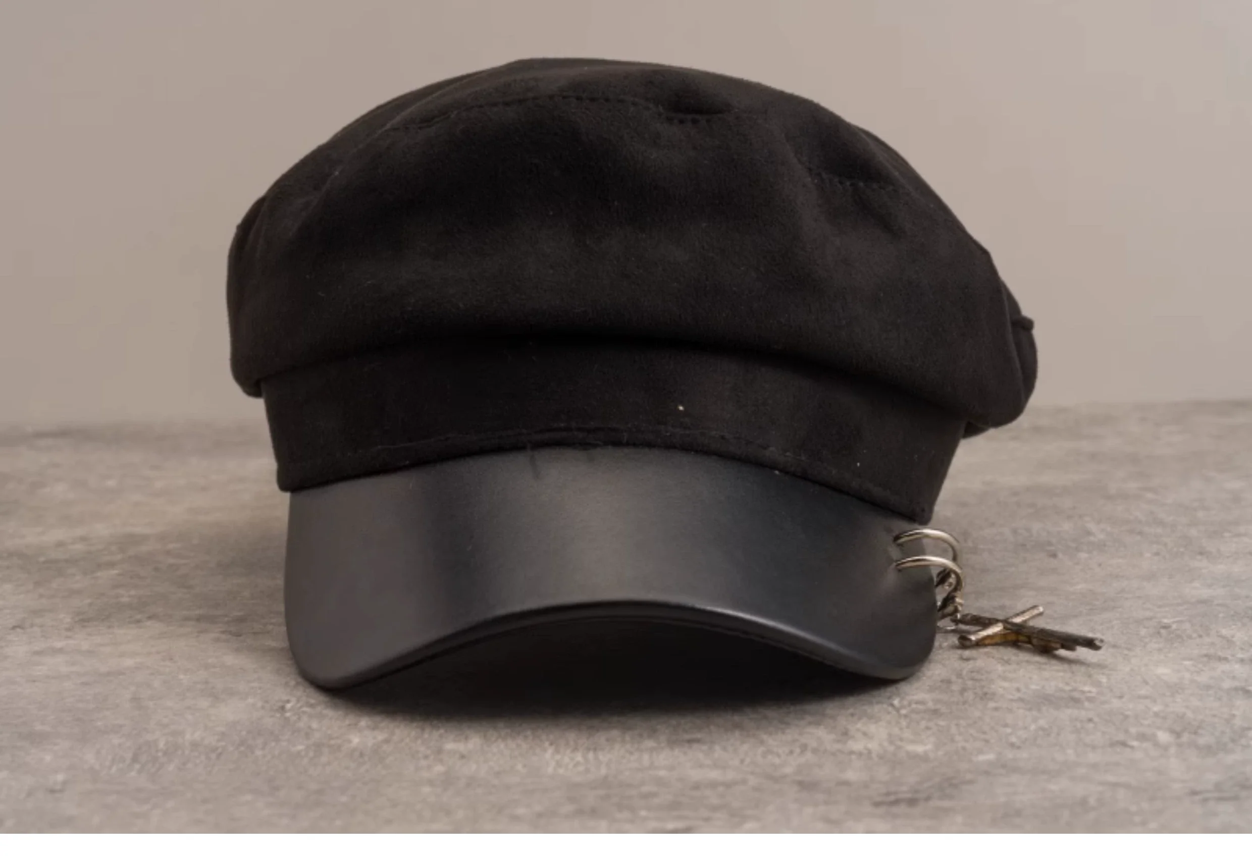 Strange Sugar - Gothic Lolita Hat Leather Buckle Lolita Newsboy Hat - Image 27