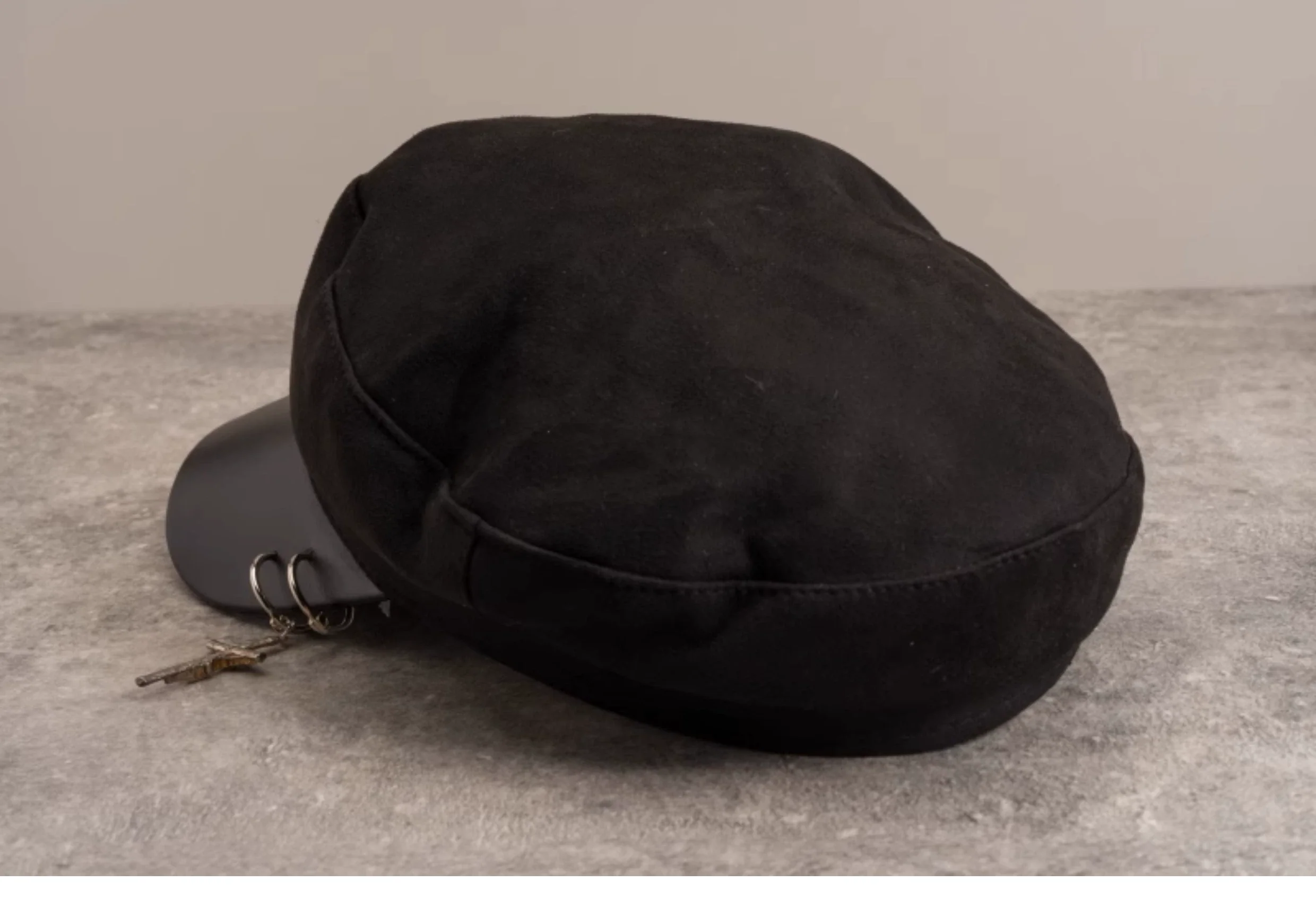 Strange Sugar - Gothic Lolita Hat Leather Buckle Lolita Newsboy Hat - Image 28