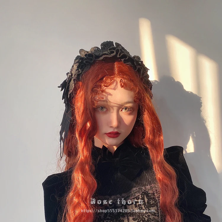 Rose Thorn - Devil Wings - Gothic Lolita Headband with Cross Pendant Custom Clolor - Image 3