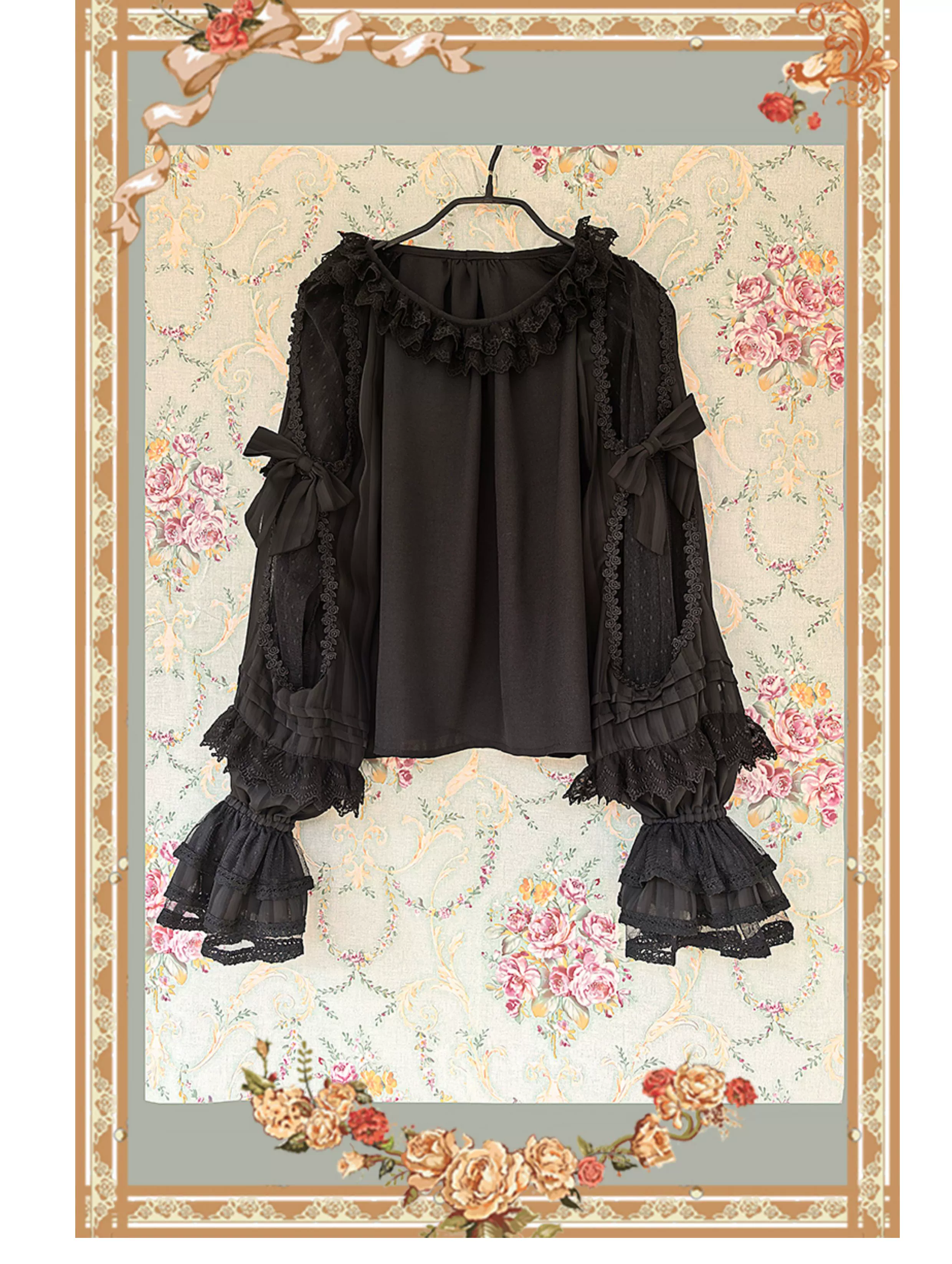 Lilith's Cage - Gothic Lolita JSK Dress & Blouse - Image 21