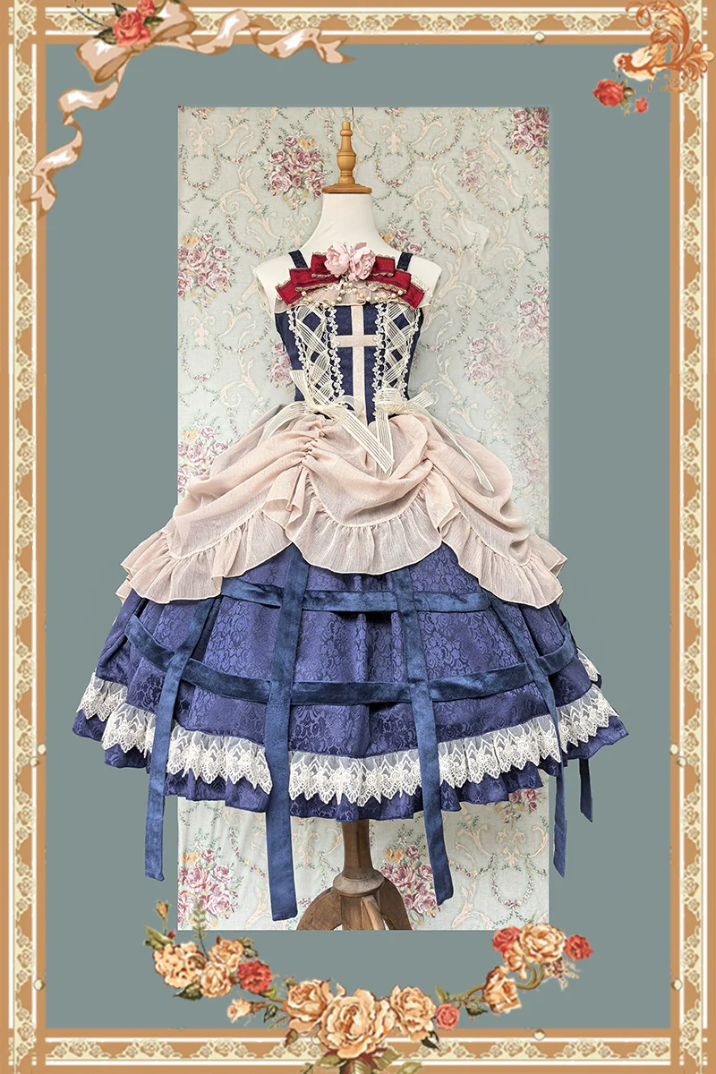 Lilith's Cage - Gothic Lolita JSK Dress & Blouse - Image 9