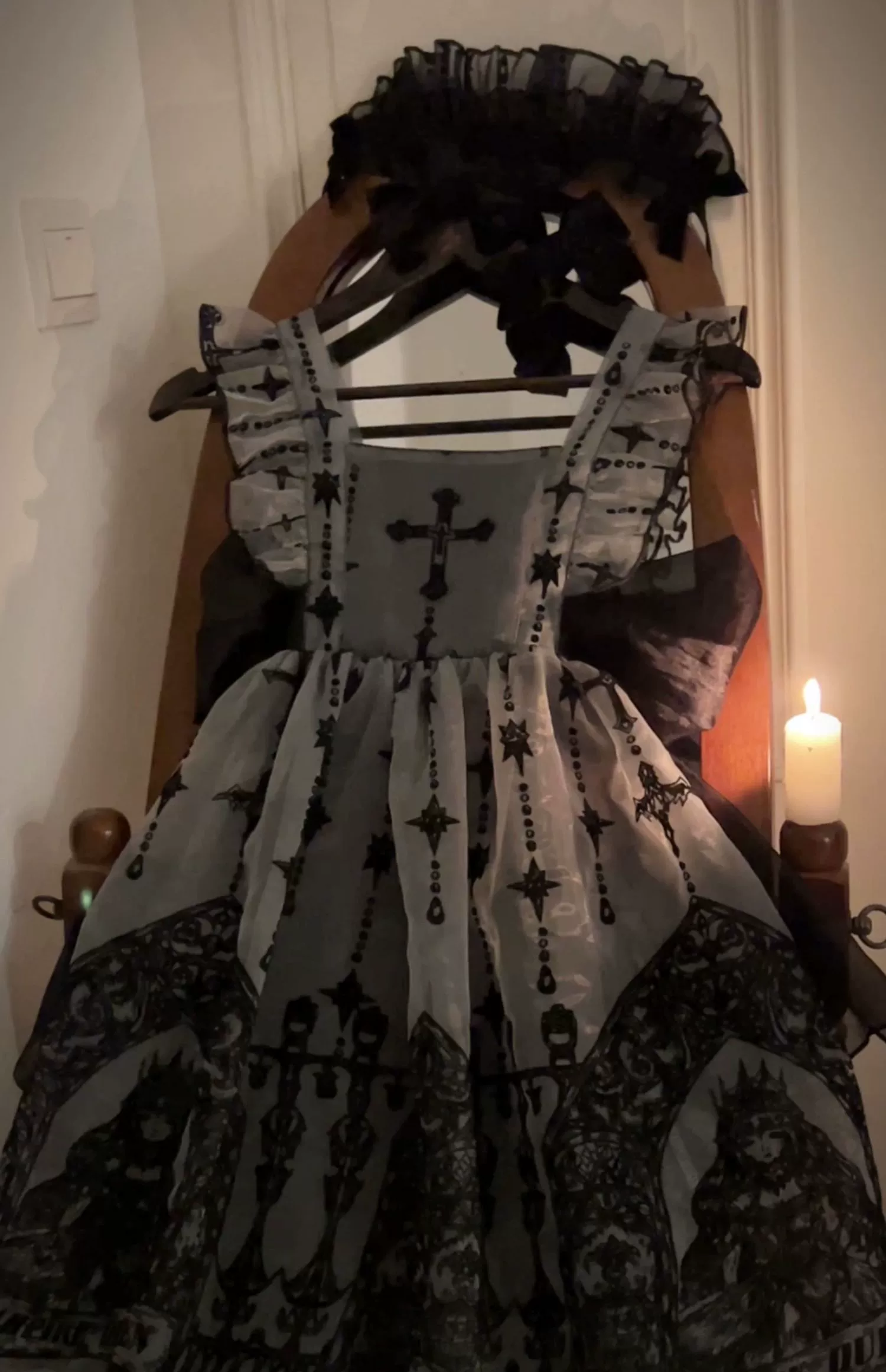 Cross Witch - Gothic Lolita Jumper Dress Suspender Dress - Image 5
