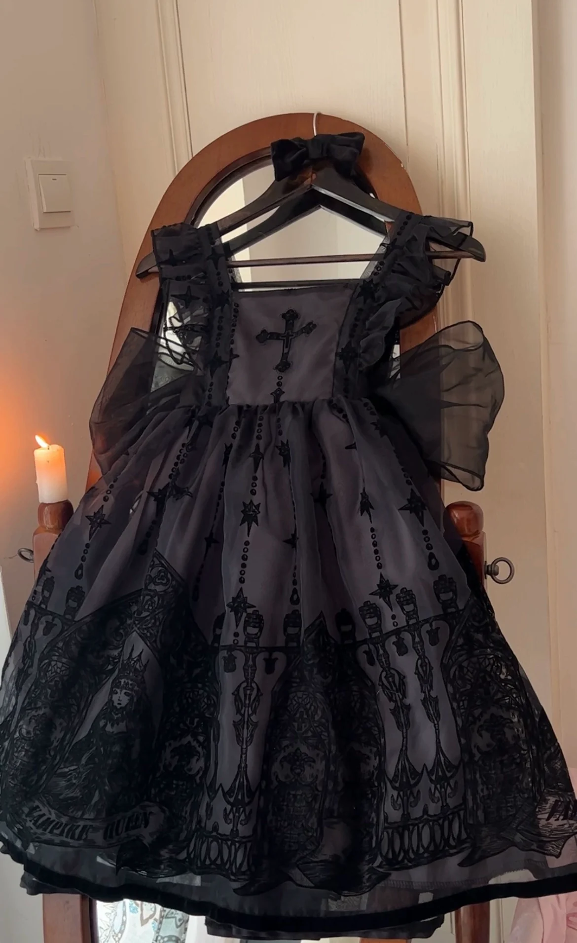 Cross Witch - Gothic Lolita Jumper Dress Suspender Dress - Image 9