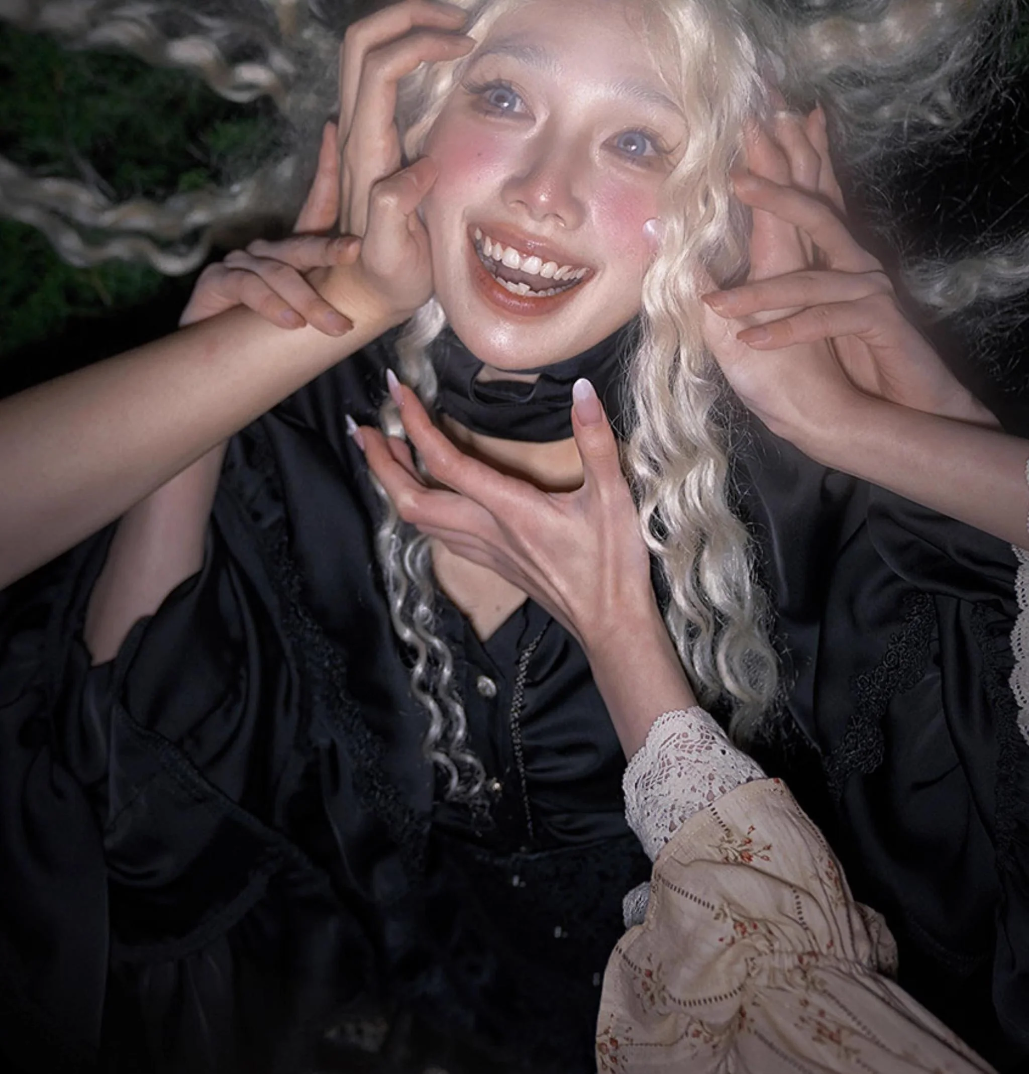 Reborn Ancient God - Gothic Lolita Shirt & Skirt Set - Image 24