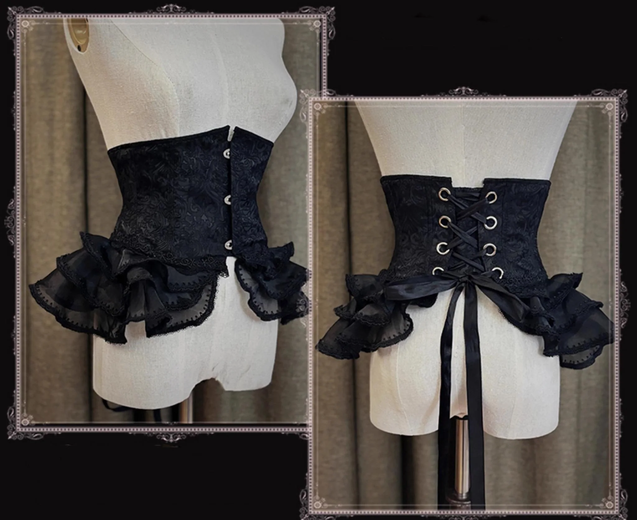 Reborn Ancient God - Gothic Lolita Shirt & Skirt Set - Image 35