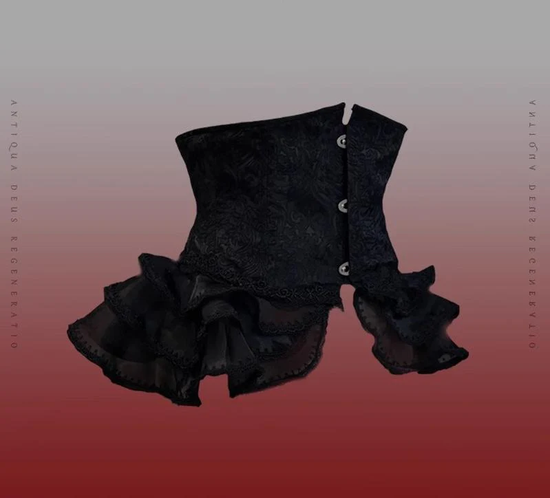 Reborn Ancient God - Gothic Lolita Shirt & Skirt Set - Image 47