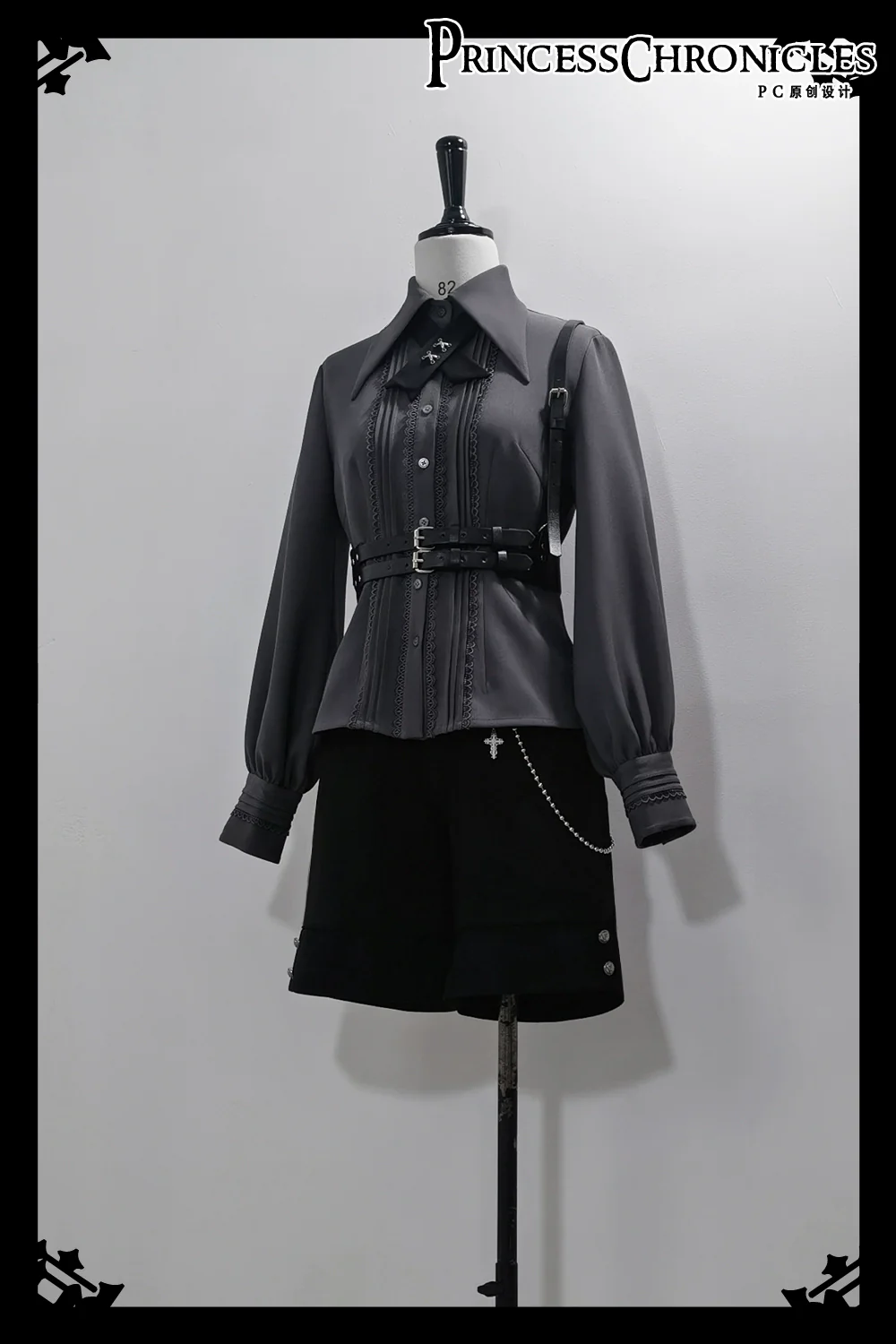 Black Dragon - Gothic Lolita Shirt Retro Elegant Blouse Multicolors - Image 10