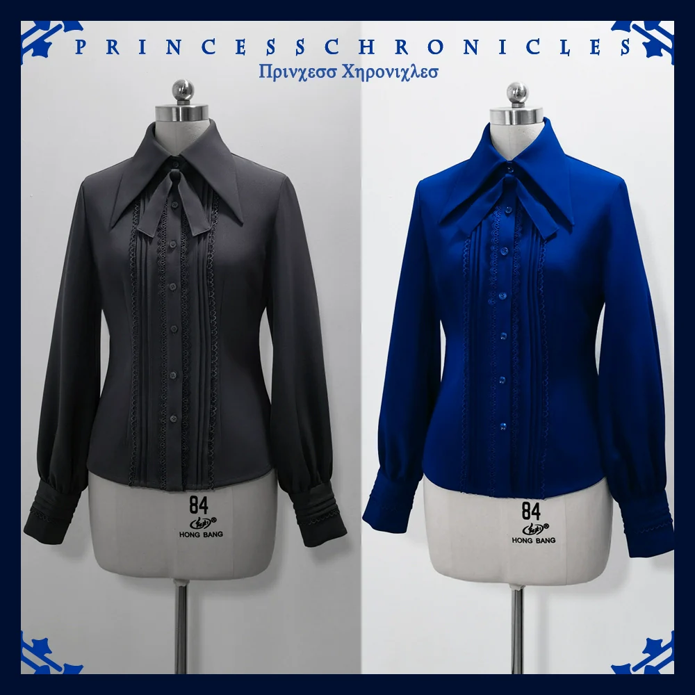 Black Dragon - Gothic Lolita Shirt Retro Elegant Blouse Multicolors - Image 11