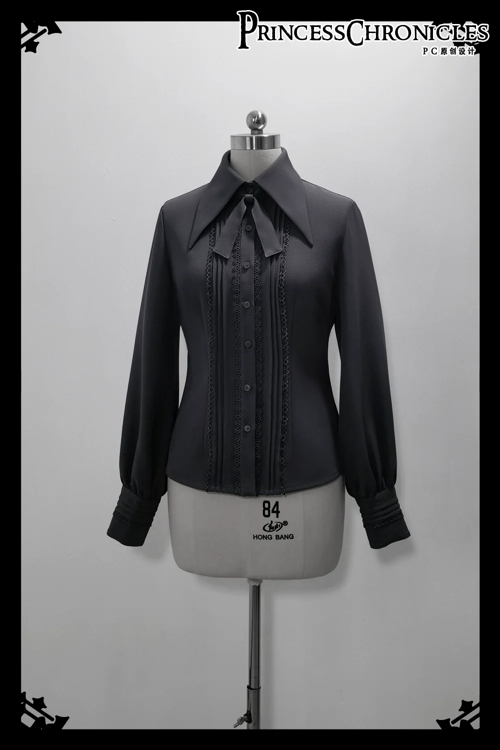 Black Dragon - Gothic Lolita Shirt Retro Elegant Blouse Multicolors - Image 9