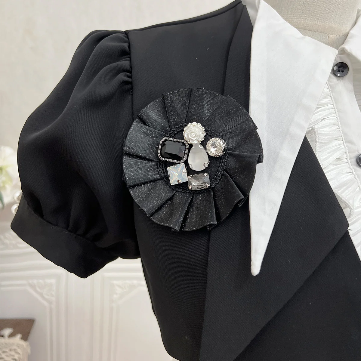 Shard Gem - Gothic Lolita Skirt Set with Sleeveless Shirt & Short Jacket - Image 11