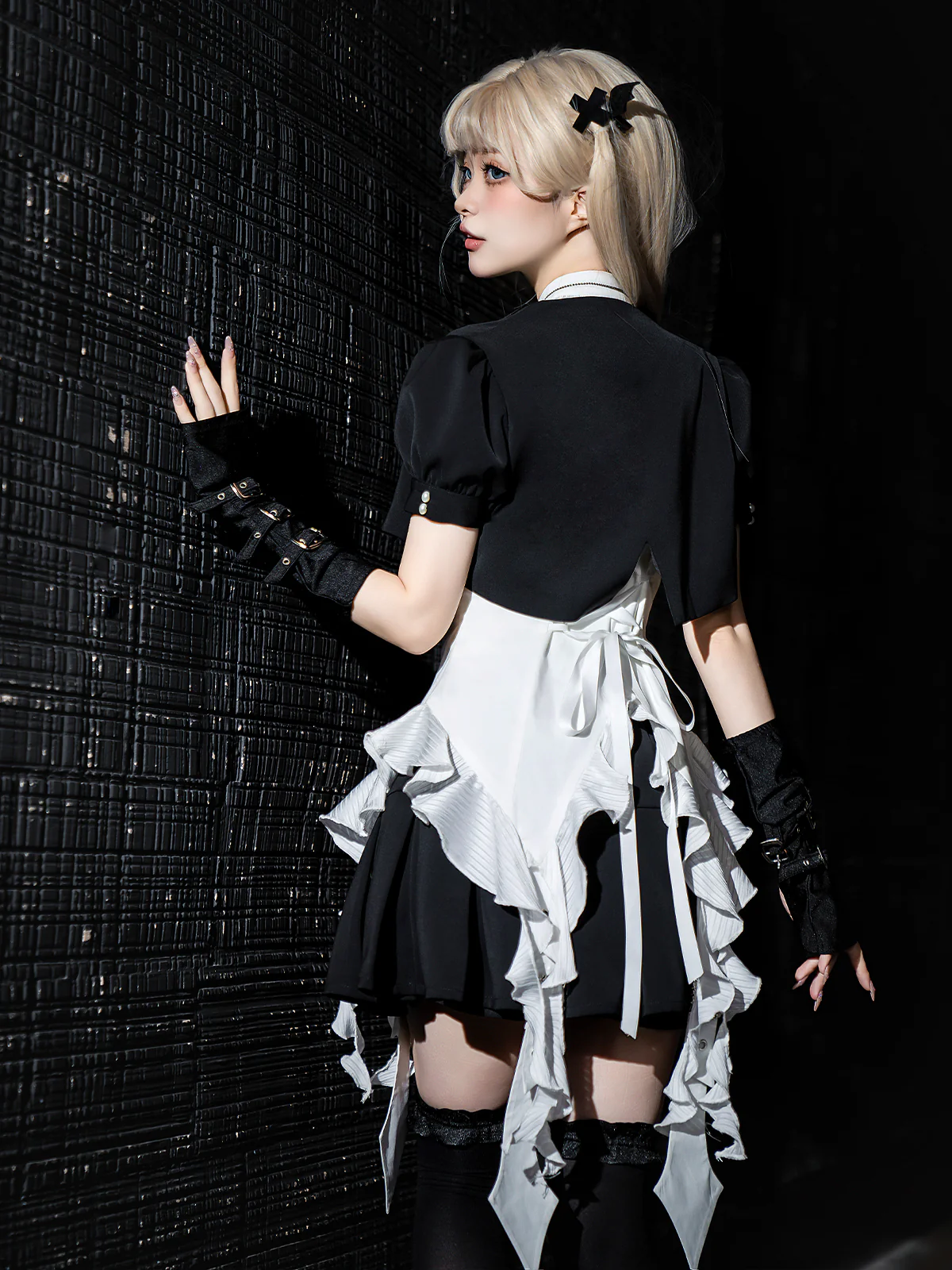 Shard Gem - Gothic Lolita Skirt Set with Sleeveless Shirt & Short Jacket - Image 8