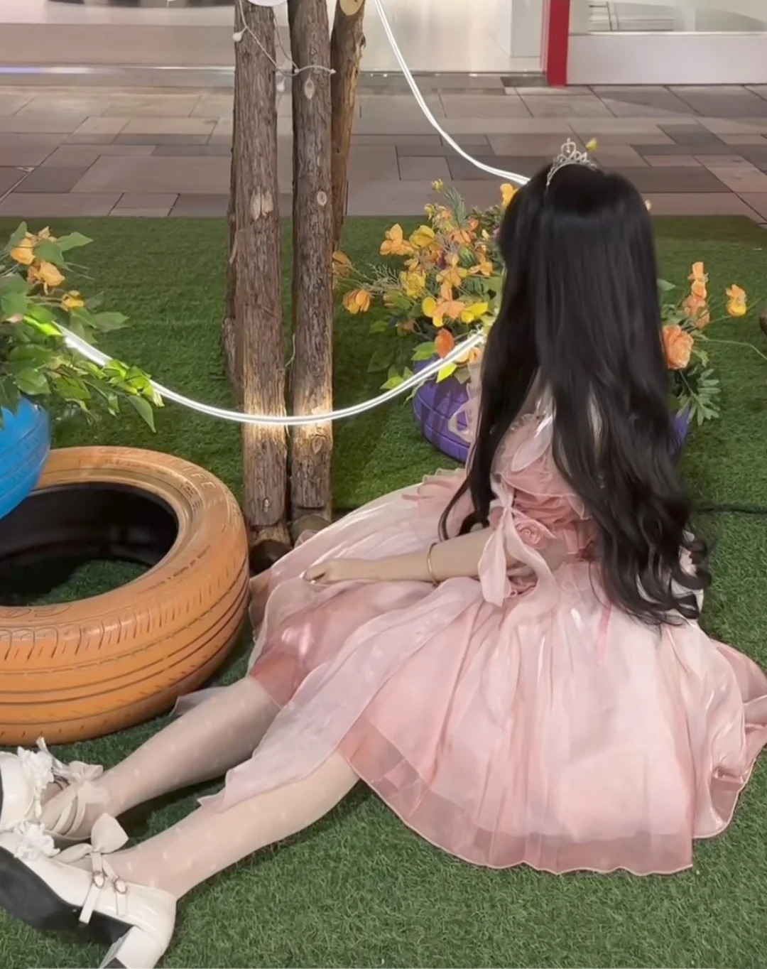 Meowing and fruity - Midsummer Dream - Gradient Color Wedding Lolita JSK Dress Set, Fishbone Waist - Image 21