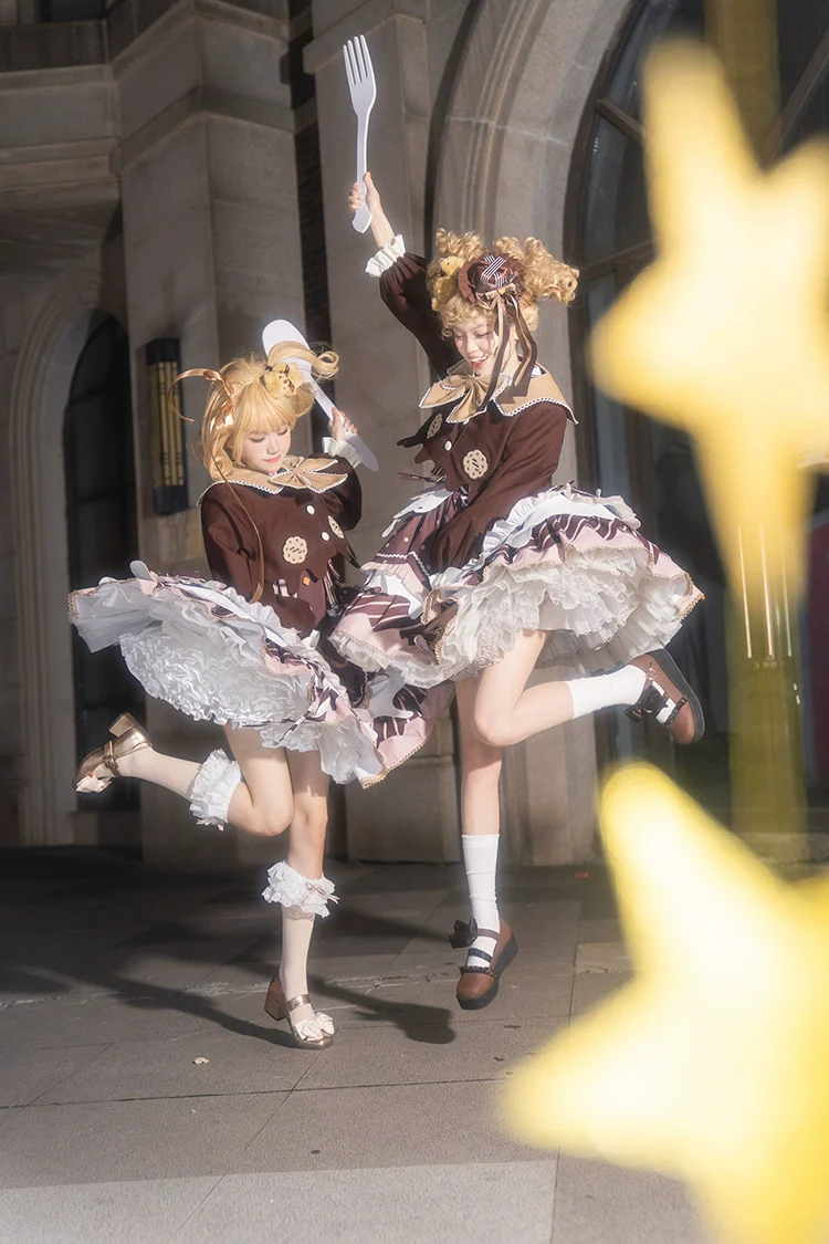 Chocolate Milk Pie - Sweet Lolita Jumper Dress Summer Salopette - Image 17