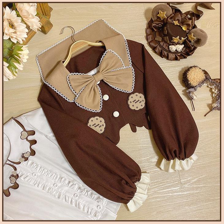 Chocolate Milk Pie - Sweet Lolita Jumper Dress Summer Salopette - Image 24