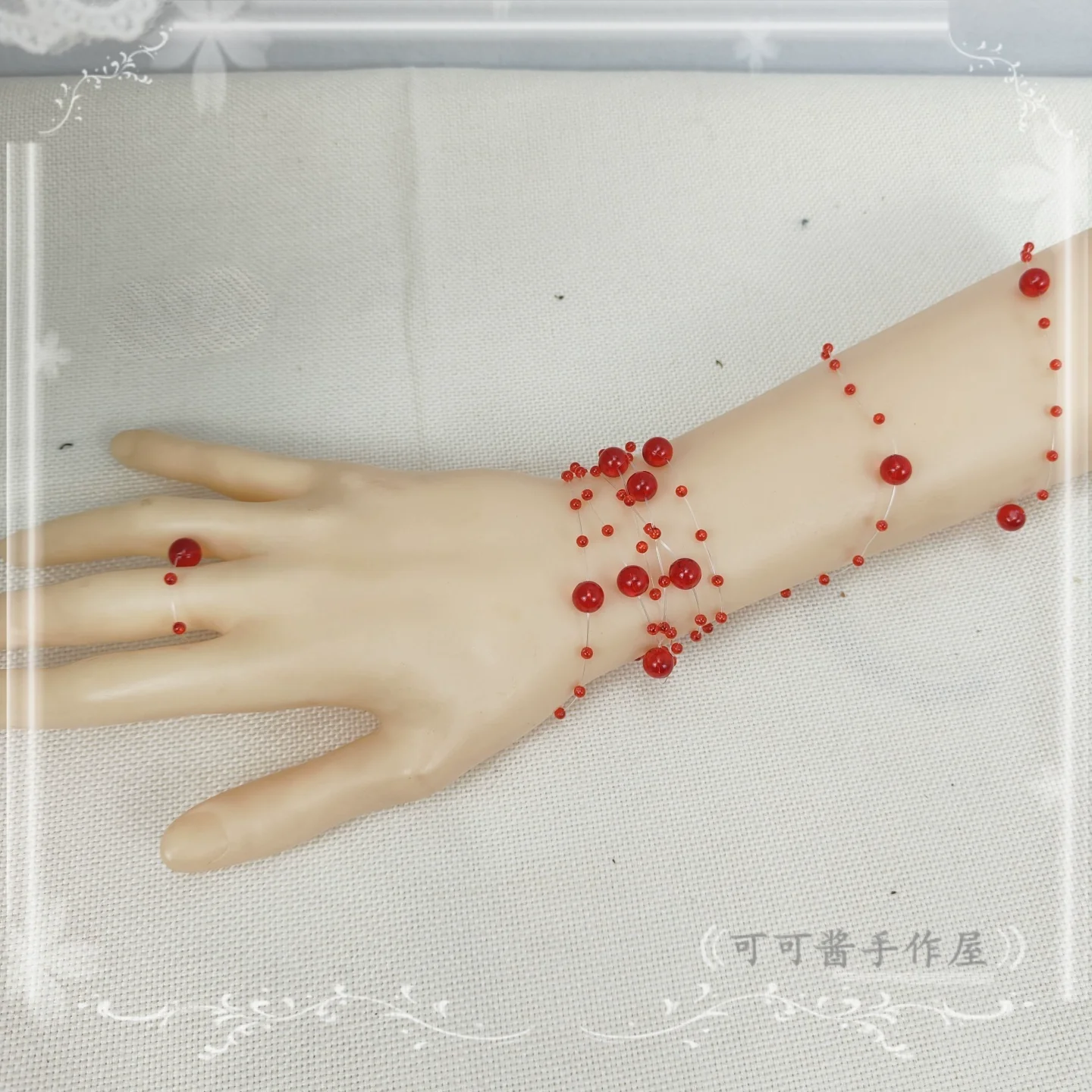 Halloween Gothic Lolita Accessories, White Bride Style - Image 17