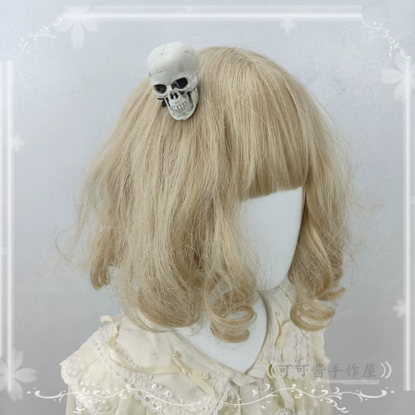 Halloween Gothic Lolita Accessories, White Bride Style - Image 8