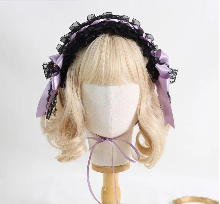 Xiaogui - Halloween Gothic Lolita Hairband, Detachable Devil Wings - Image 2