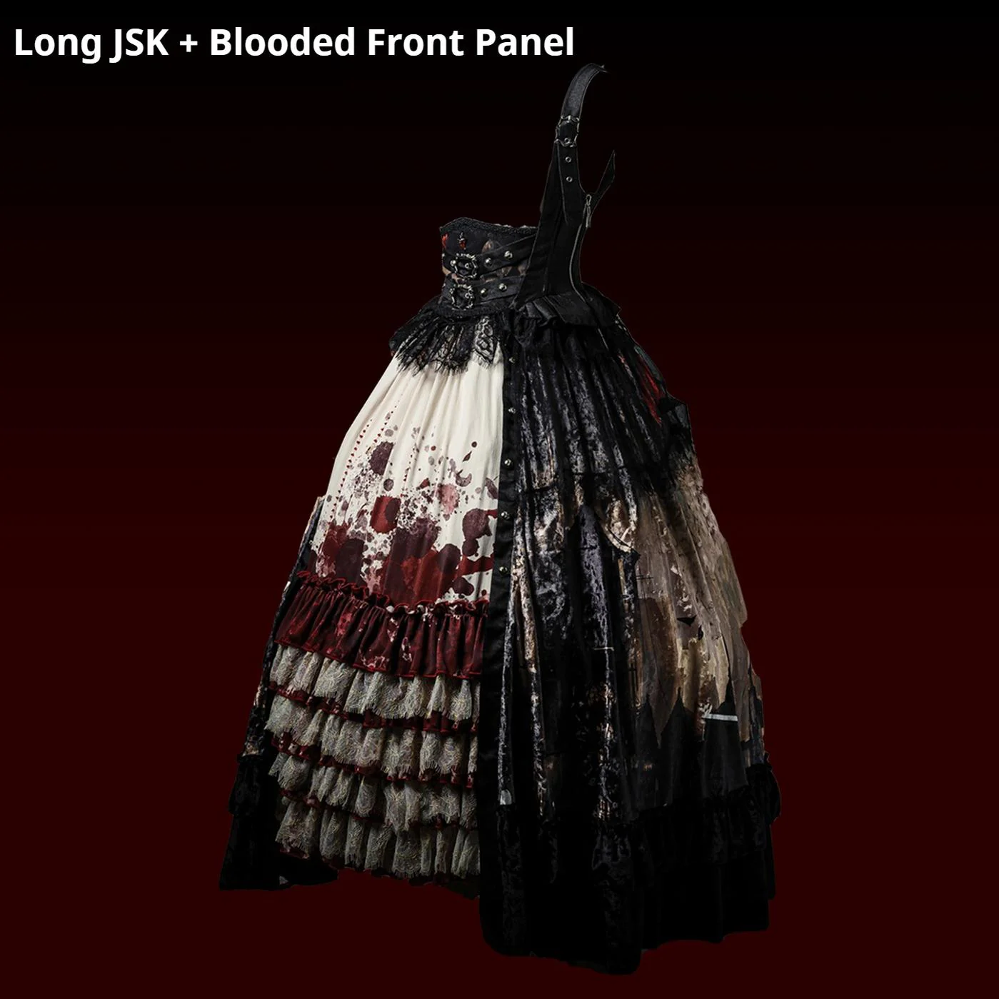 Heretic Nun - Halloween Gothic Lolita JSK Dress & Blouse Set - Image 22