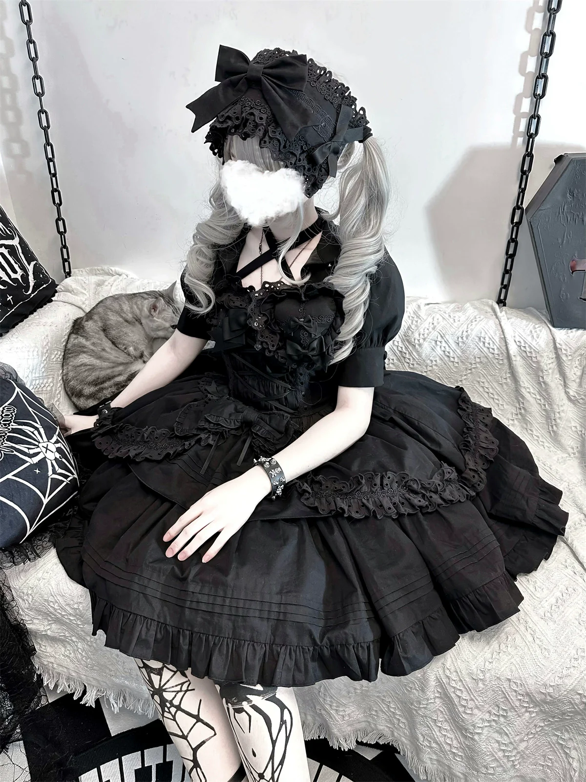 Halloween Gothic Lolita JSK Short Lolita Jumper Dress - Image 33