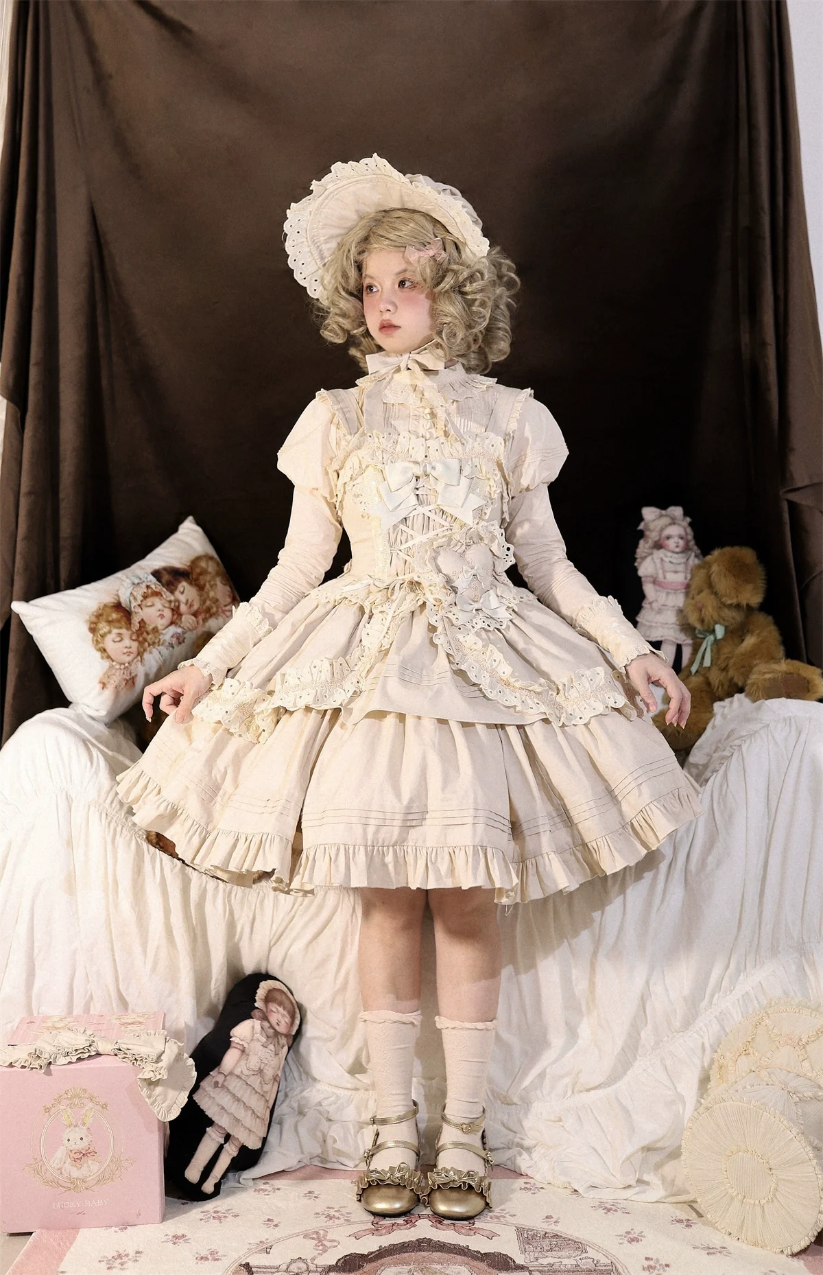 Halloween Gothic Lolita JSK Short Lolita Jumper Dress - Image 6