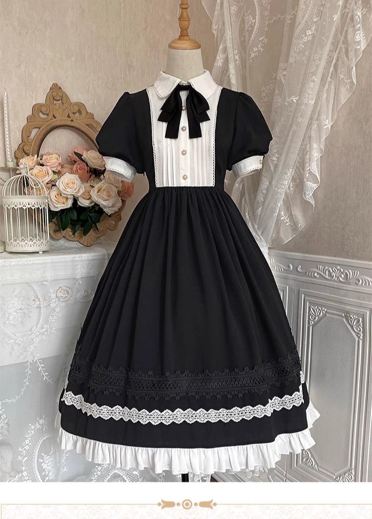 Sweet Date - Halloween Gothic Lolita OP Maid Lolita Dress Elegant Lolita OP - Image 14