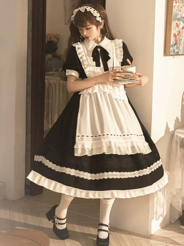 Sweet Date - Halloween Gothic Lolita OP Maid Lolita Dress Elegant Lolita OP - Image 9